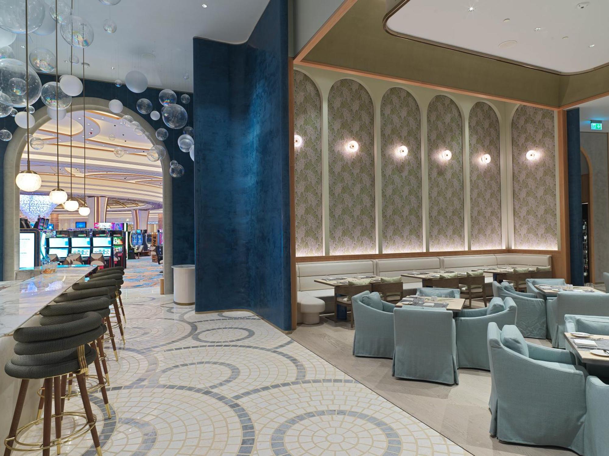 City Of Dreams Mediterranean - Integrated Resort, Casino & Entertainment Limassol Exterior photo The interior of the restaurant