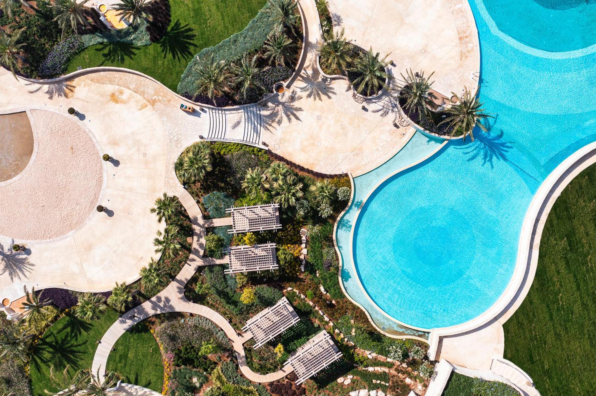 City Of Dreams Mediterranean - Integrated Resort, Casino & Entertainment Limassol Exterior photo Aerial view of the resort